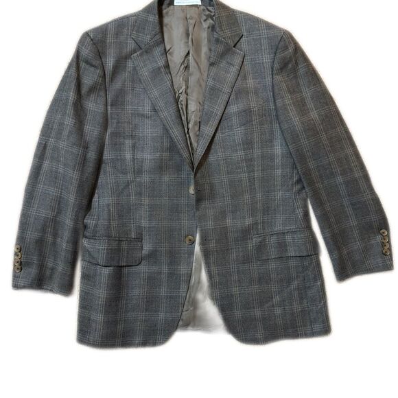 John W. Nordstrom Other - Nordstrom Brown/Gray Silk/Wool Jacket Lightweight